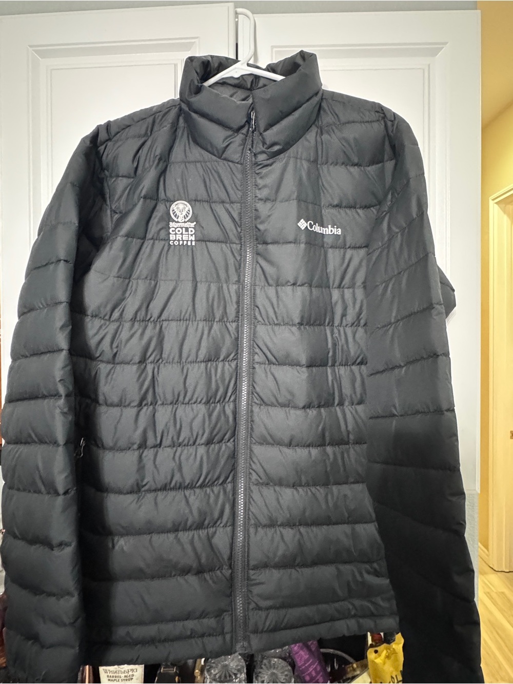 Columbia Men's Black Quilted Packable Puffer Jacket Powder Lite